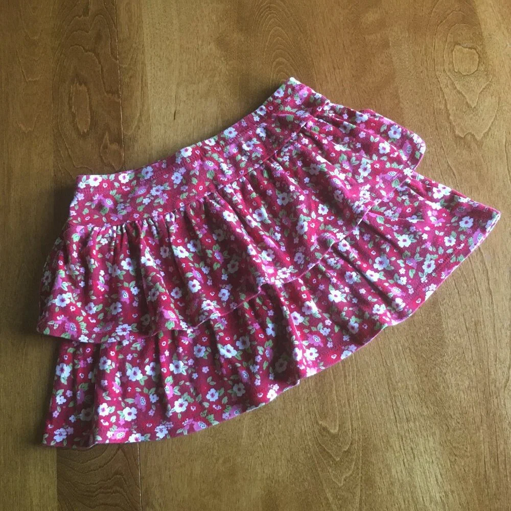 Gymboree floral skort 6